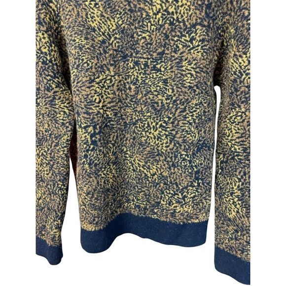 Saint Laurent Men's leopard jacquard jumper Wool Alpaca Size Medium $1560 - Picture 6 of 16